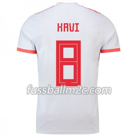 Fußballtrikots Spanien Xavi 8 Auswärts Trikotsatz WM 2018